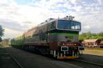 750 096 on the 16th of June, 2012 on the Railway station Kladno.