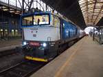 ČD 750 703 in the capital railway station Prague on the 27 Nov. 2012.