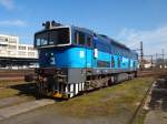 CD Cargo 753 754-1 at the Railway station Kralupy nad Vltavou in 8.