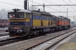 AWT-OKD 753 732 runs round in Breclav on New Years´ Day 2017.