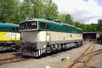 T478 3001 -the first Brejlovec- stands in the Railway Museum of Luzna u Rakovnika on 13 May 2012.In 2022 this engine was painted red.