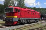 T478 3101 (ex CD 753 101) stands on 11 June 2022 in the CD railway museum of Luzna u Rakovnika.