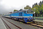 CD 754 009 stands at Zelezna Ruda on 14 September 2017.