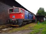 CD Cargo 755 001-5 on the 4th of Jun, 2013 on the Railway station Kralupy.
