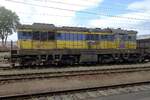 In OKD Doprava colours: AWT/OKD 770 508 stands in Ostrava hl.n. on 28 May 2015. In 2018 AWT was swallowed up by PKP Cargo, becoming PKP Cargo International.