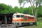 T678-0012 stands on 13 May 2012 in the railway museum of Luzna u Rakovnika.