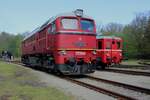 T679-1600 rests at the railway museum of Luzna u Rakovnika on 11 May 2024.