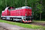T466-0286 stands on 13 May 2012 in the railway museum of Luzna u Rakovnika.