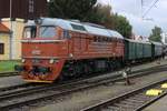 KDS 781 592 shunts some old stock at Benesov u Prahy on Friday 26 September 2025. The day before the annual train bonanza STEAM5x gets started, the participants arrive at Benesov and have to be squeezed in into the rather small CD works, giving the many train fans in the know many opportunities to view, film and photograph the arrivals and shunting operations into the works.