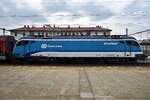 Side view on 1216 249 at Praha hl.n.