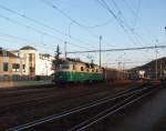 CD Cargo 130 026 go through on the railway station Kralupy on the 13 Nov 2012