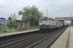 CD 130 010 in bad weather passes Pardubice-Pardubicky on 4 June 2013.