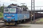 On a grey 26 May 2015 CD 130 024 hauls an empty coal train through Ostrava hl.n.