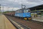 CED 130 034 hauls a tank train through Praha Liben on 17 September 2017.