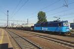 CD cargo 130 016 banks a cereals train through Praha-Liben on 12 June 2022.