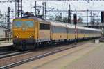 RegioJet 162 116 enters Pardubice on 15 May 2018.