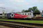 CD 163 043 -to my surprise still in UEFA 2012 livery- at Pardubice hl.n. after bringing in an R from Brno hl.n. on 4 June 2013.