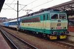 CD 163 234 stands in Praha hl.n. on 6 April 2017.
