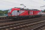 IDS Cargo 193 445 runs light through Decin hl.n.