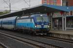 CD 193 290 'TEDIK' stands ready for departure with an IC service to Prague at CHeb on a drizzly 25 September 2025. CD 193 290 'TEDIK' stands ready for departure with an IC service to Prague at CHeb on a drizzly 25 September 2025.