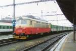 CD 242 204 at a rainy Brno hl.n. on 22 May 2008.