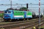 On 31 May 2015 a Slovak private opeartor's 242 543 hauls a tank train through Bratislava hl.st. 