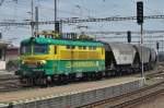 PSZ 242 282 hauls a cereals train through Bratislava hl.st. on 2 June 2015.