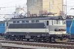 LokoTrain 242 558 (an ex-Bulgaria State Railways Class 43) runs round at Breclav on 1 January 2017.