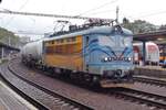CER 242 219 enters Bratislava hl.st. with a tank train on 19 September 2017.