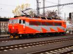 ČD 362 021-8 near the capital railway station Prague on the 27 Nov. 2012.