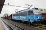 CD 363 501 with coal train departs from a rainy Hranice nad Morave on 4 June 2013.

