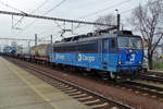 CD 363 506 passes on 5 April 2017 through Praha-Liben with a mixed freight.