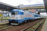 CD 380 010 calls at Ostrava hl.n. on 28 May 2015.