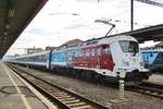 Sadly against the sunlight: CD 380 013 stands in Sturovo on 22 September 2017.