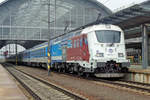 On 16 May 2018 CD 380 013 stands at Praha hl.n. with a Metropolitan to Budapest-Nyugati via Brno, Breclav, Bratislava and Vác.