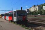 On 9 May 2024 CD 814 124 stands in Praha-Smichov and carries the PID colours of Prague District Public Transport.