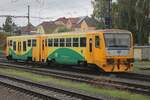RegioNova 814 155 stands in Tabor on 26 September 2025.