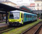 Arriva 845 001-6on Station Praha Masarykovo at 25.10.2013. New Company.