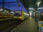 Arriva 845 001-7 on Station Praha Masarykovo at 6.11.2013.