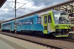 Frog's view on Arriva Vlaky 845 104 at Praha hl.n. on 6 April 2017.