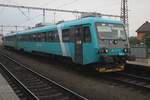 On 25 September 2025 it starts to rain  abit at Kolín when Arriva 845 303 leaves Kolín with an R2 service to Nymburk hl.n. On 25 September 2025 it starts to rain  abit at Kolín when Arriva 845 303 leaves Kolín with an R2 service to Nymburk hl.n.