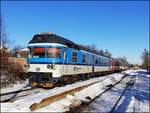 CD 854 213-6 on 13.2.2021 in station KLadno Ostrovec.