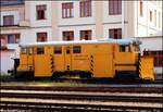 Railway snowplows KSP 411S 03-62 in station  Liberec am 30.7.2018.