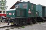 212E-001 stands in the Czech railway museum of Luzna u Rakovnika on 13 May 2012.
