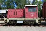 Side view on 703 031 at Luzna u Rakovnika on 11 June 2022.