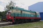 Cmeliak T669 0001 stands in the railway museum of Luzna u Rakovnika on 11 june 2022.
