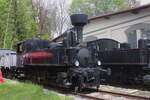 Ex- Austrian 310 076 stands a bit tucked away in the railway museum at Luzna u Rakovnika on 11 May 2024.