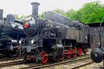 On 13 May 2012, ex-CSD 423 094 stands in the railway museum in Luzna u Rakovnika.