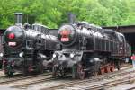 Czech steamer 433.049 stands at the museum in Luzna u Rakovnika on 13 May 2012.