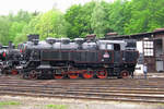 Ex-CSD 433 049 stands in the railway museum of Luzna u Rakovnika on 13 May 2012.